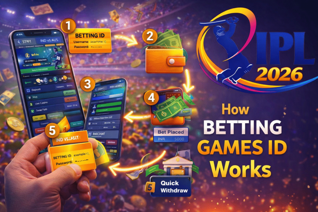How Betting Games ID Works IPL 2026 step by step betting process India