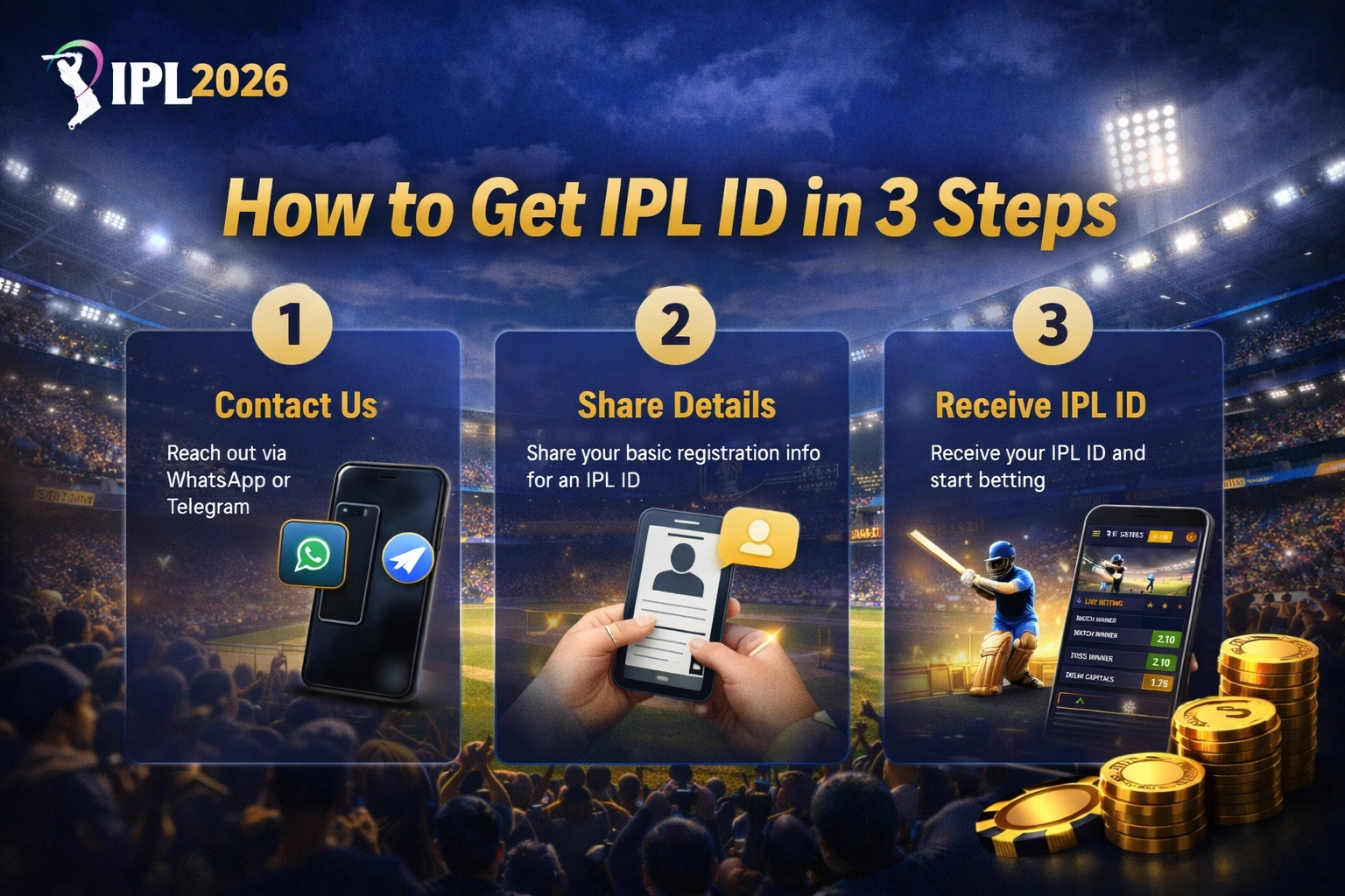 How to get IPL ID in 3 steps IPL2026 betting guide
