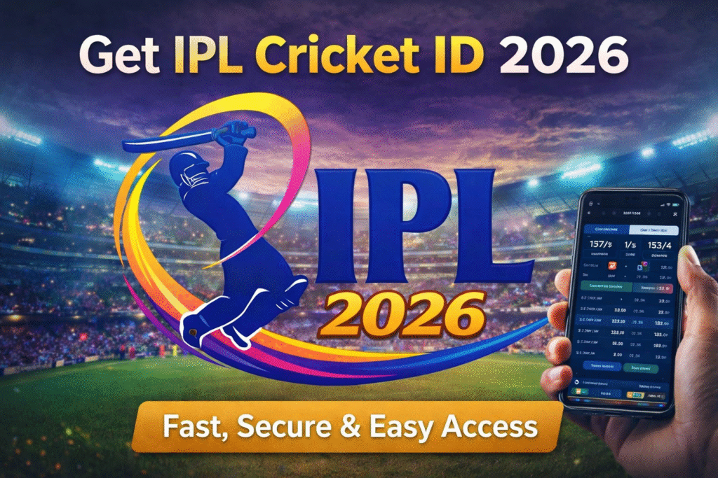 Get IPL Cricket ID 2026 – Fast Online IPL ID Registration with IPL Logo