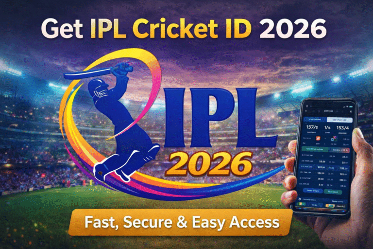 Get IPL Cricket ID 2026 – Fast Online IPL ID Registration with IPL Logo