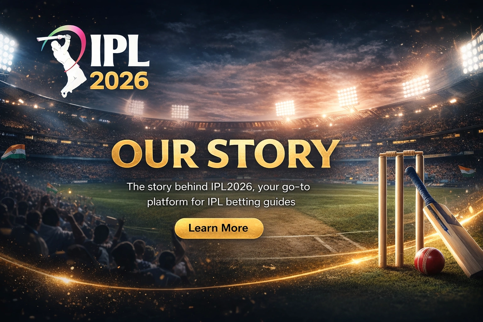 IPL2026 Our Story Cricket Stadium Betting Guide Banner