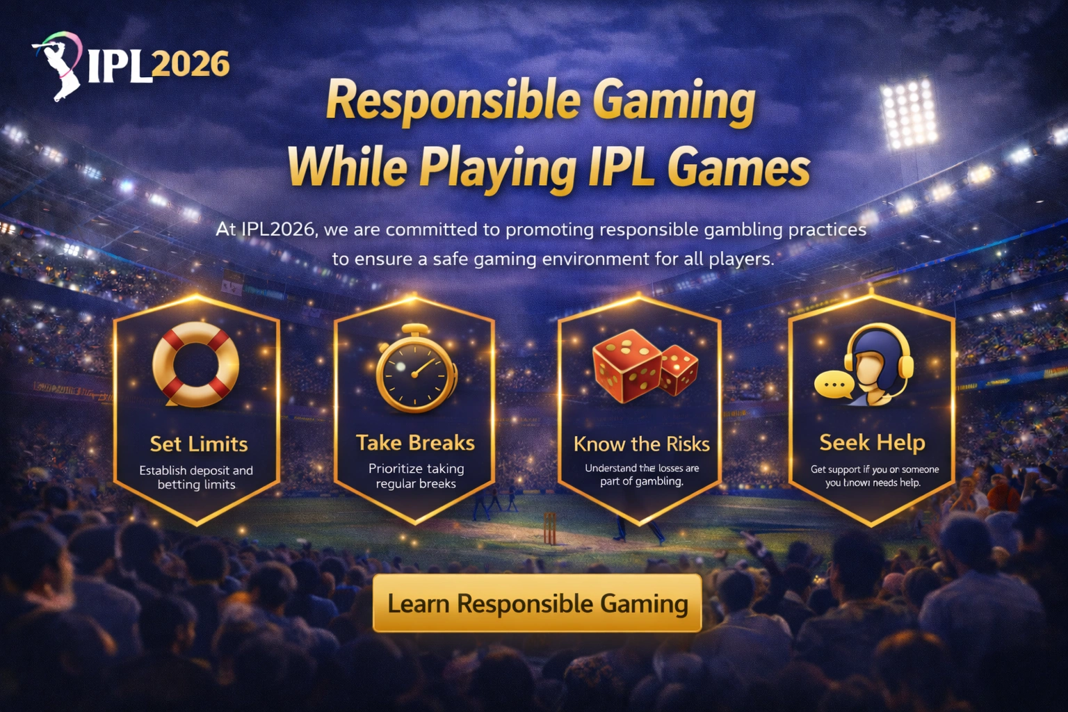 Responsible gaming while playing IPL games IPL2026