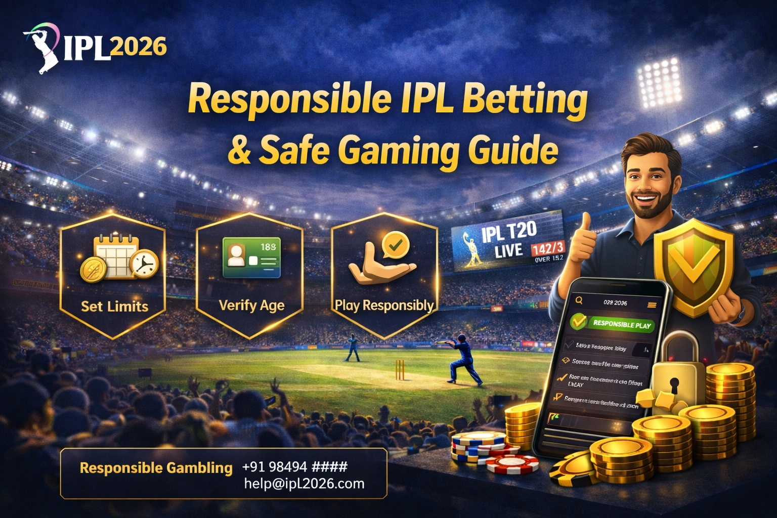 Responsible IPL betting safe gaming guide IPL2026
